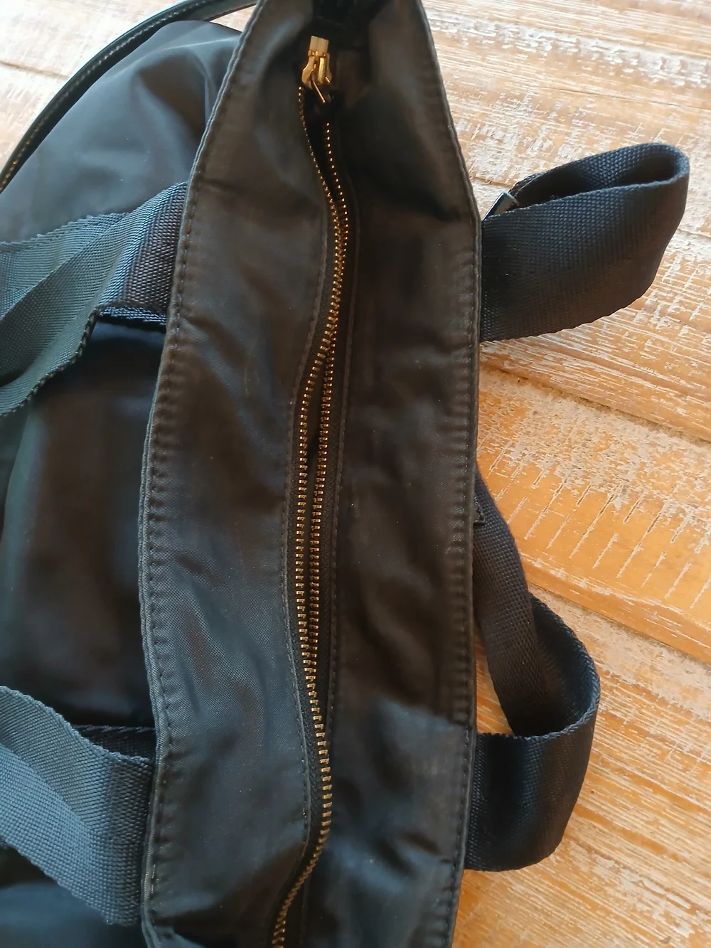 Tory Burch Black Nylon Tote Bag